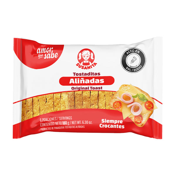TOSTADA SUSANITA 180G ALINADA